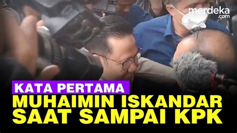 Kata Kata Pertama Muhaimin Iskandar Penuhi Panggilan KPK Kasus Dugaan