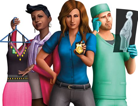 Renders The Sims 4 Faça Teste Para Escolher Sua Carreira