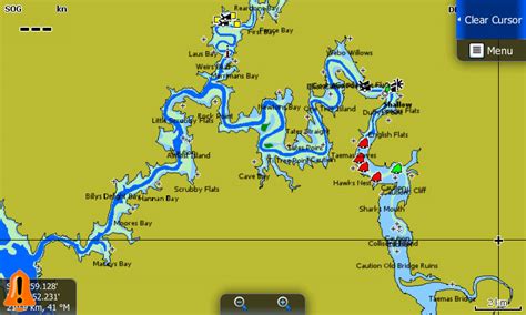 Burrinjuck Dam Map Card - Charted Waters