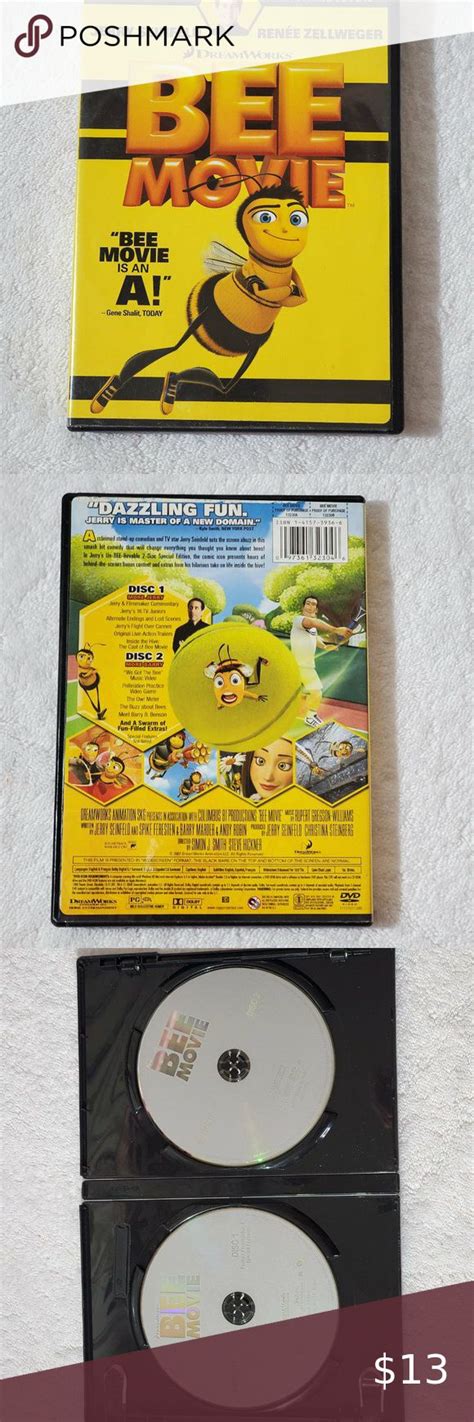 Dreamworks Jerry Seinfeld & Renee Zellweger Bee Movie DVD | Bee movie, Dreamworks, Renee zellweger