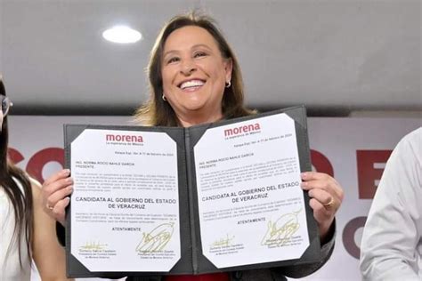 Rocío Nahle es ratificada por Morena como su candidata al gobierno de