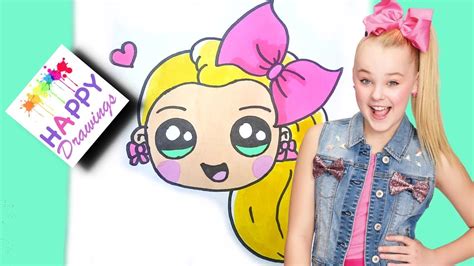 How To Draw Jojo Siwa Easy At How To Draw