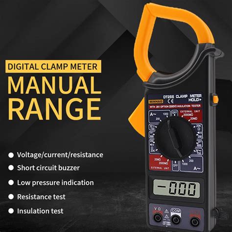 Jual Multimeter Tang Ampere Dt A Digital Clamp Meter Alat