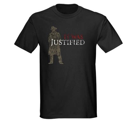 Justified T Shirt Raylan Givens Fx Justified Tv Show Tee