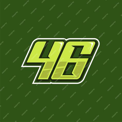 premium vector racing number  logo design vector
