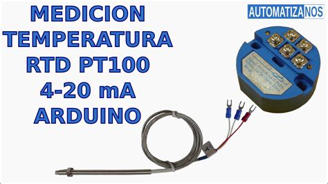 Medicion De Temperatura Con Rtd Pt Transmisor Ma Y Off