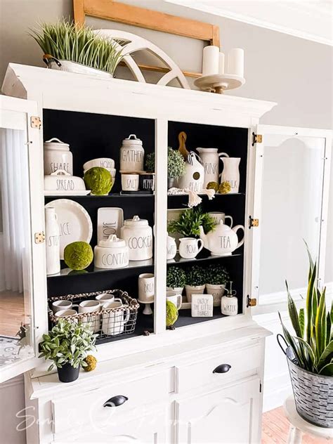 How To Style A China Cabinet For Spring In 5 Easy Steps