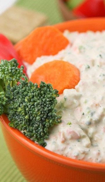 Creamy Vegetable Dip Recipe Super Bowl Food Vegetable Dip