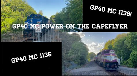 GP40MC Power On The First CapeFlyer Of The Year Railfanning Middleboro