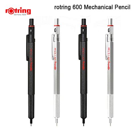 Rotring L Pis Mec Nico Preto Prata De Metal L Pis Autom Tico Mm