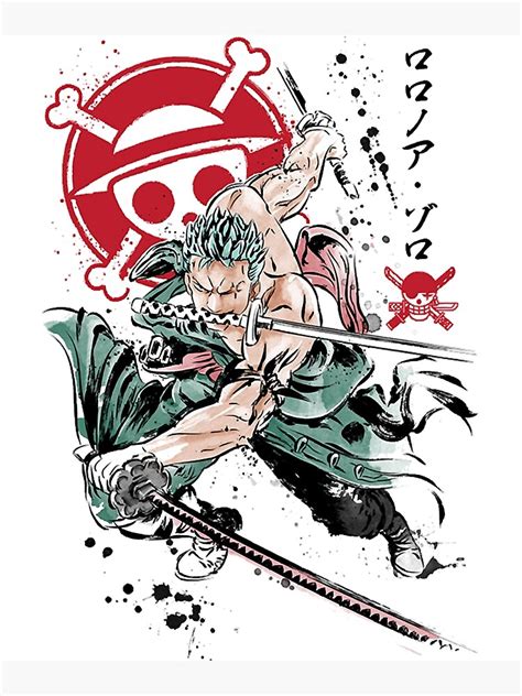 One Piece Roronoa Zoro Poster For Sale By OKCHAKONG Redbubble