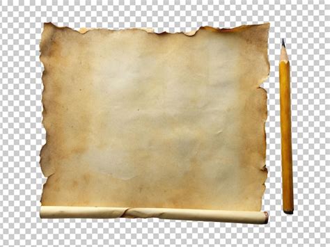 Premium Psd Old Scroll Papyrus Parchment Paper Map Background