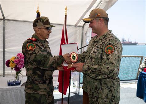 U S Naval Forces Africa Leaders Host Royal Moroccan Navy Leaders