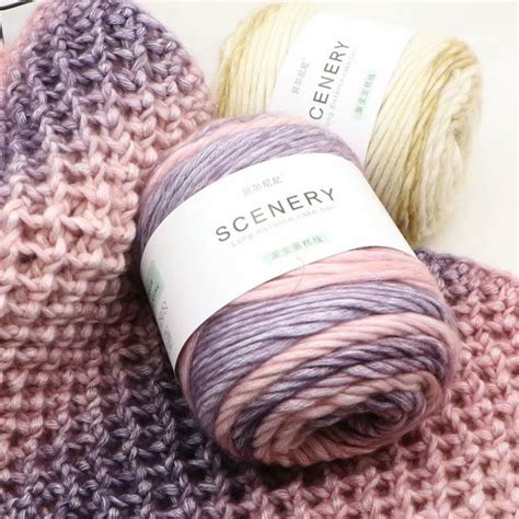 Worsted Lot Natural Wool Yarn for Hand Knitting Scarf Sweater Blanket ...