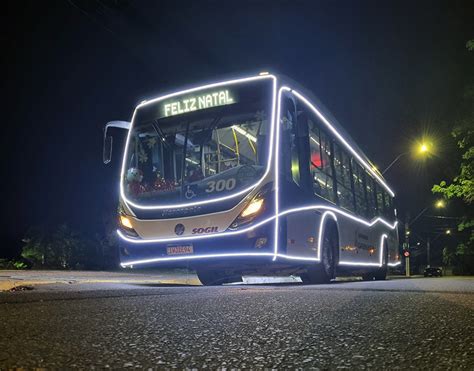 Ônibus Iluminado da SOGIL transmite a magia do Natal oreporter net