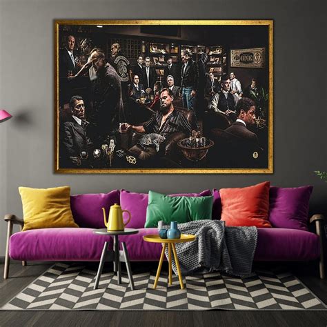 Classic Gangsters Ready To Hang Old Movie Gangster Wall Decor Movie