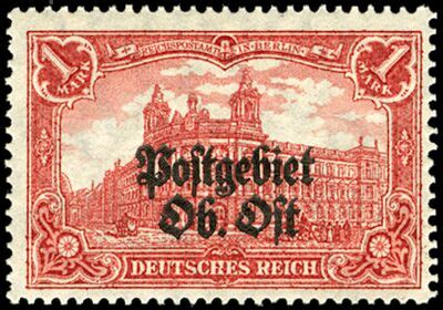 Postgebiet Ob Ost Stamp Encyclopedia