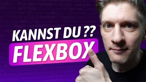 Lerne CSS Flexbox In Der Praxis YouTube