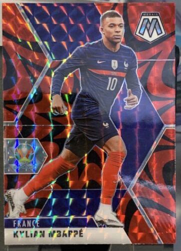 Mosaic Euro Red Reactive Kylian Mbappe France Psg Ebay