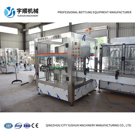 Same Liquid Level Position Wine Bottling Machine Glass Bottle Filling