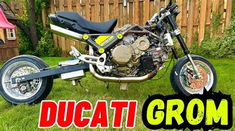 DUCATI 1199cc Swapped GROM UPDATE TONS OF NEW PERFORMANCE UPGRADES