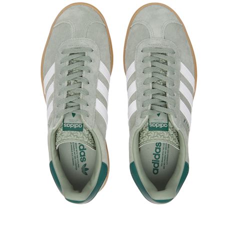 Adidas Gazelle Bold W Silver Green White END GB