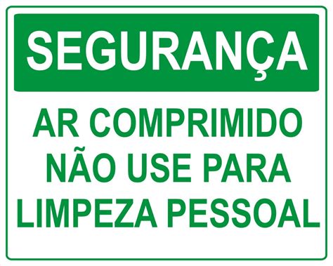 Cuidado Ar Comprimido Segurança Nosso Compromisso