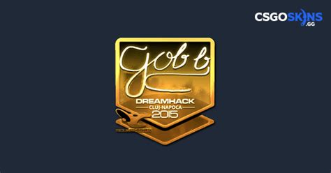 Sticker Gob B Gold Cluj Napoca 2015 CSGOSKINS GG