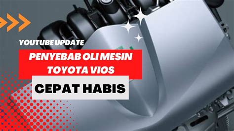 Penyebab Oli Mesin Cepat Habis Mobil Toyota Vios Youtube