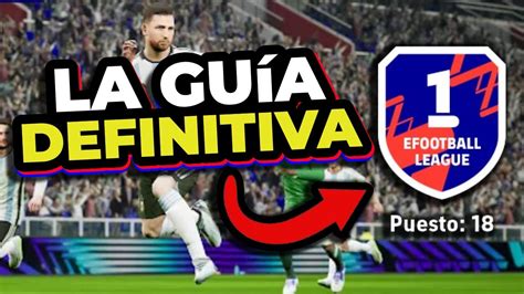 Cómo SUBIR A PRIMERA DIVISIÓN en solo UN VIDEO EFOOTBALL 2024 YouTube