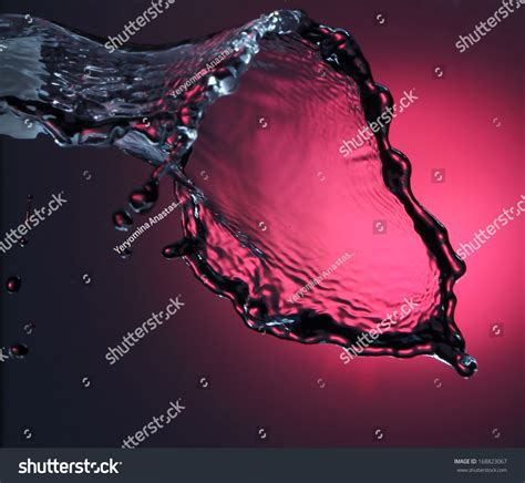 High Resolution Beautiful Splash Pure Water Stock Photo 168823067