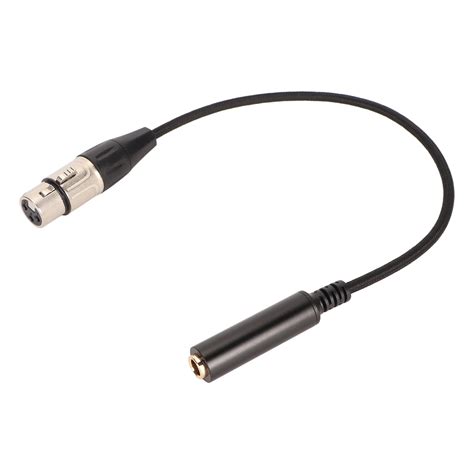 6 5mm 1 4 Inch Female To XLR Female Adapter Cable Balanced Microphone