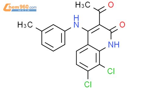 145506 73 6 2 1H QUINOLINONE 3 ACETYL 7 8 DICHLORO 4 3 METHYLPHENYL