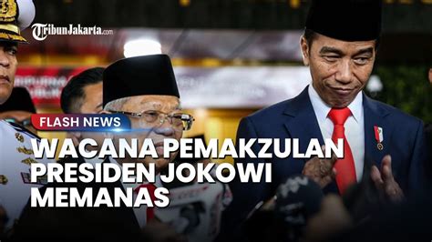 Wacana Pemakzulan Presiden Jokowi Memanas Jimly Untuk Pengalihan Isu