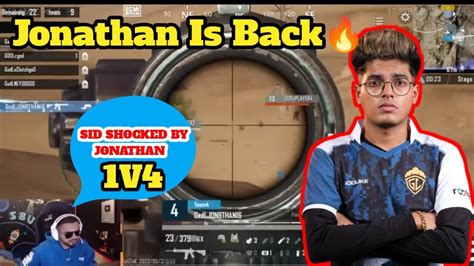 Sid Bhai Shocked By Jonathan V Youtube