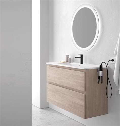 Conjunto mueble de baño fondo reducido 39 cm de Avila dos Carmen