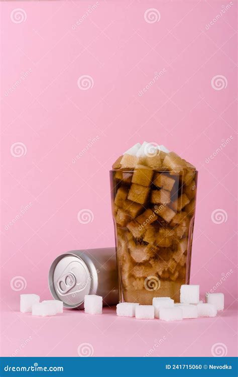 Unhealthy Diet with Sweet Sugary Soft Drinks Stock Photo - Image of horizontal, diabetic: 241715060