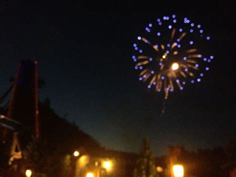 Dollywood's nightly fireworks show at 9:30!