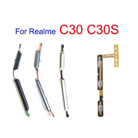 For Realme C30 C30S Power On Off Button Flex And Out Side Volume Up