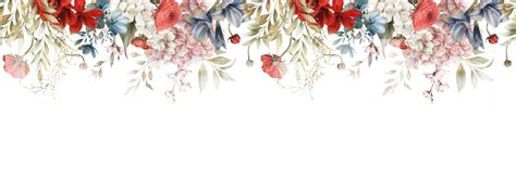 Floral Border Wallpapers: Nature-Inspired Wall Murals | Happywall