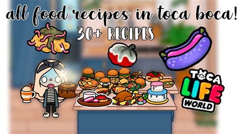 HOW TO MAKE ALL FOOD RECIPES IN TOCA BOCA 30 RECIPES 2022