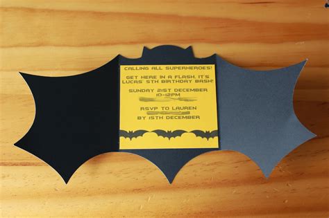 SAHM I am- Stay At Home Mum: Batman Birthday Invitations