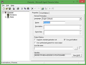 Microsoft Agent Character Editor Frontierpedia