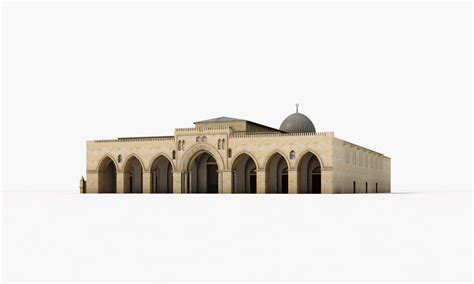 Al Aqsa Mosque 3d Model Turbosquid 1824979