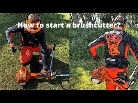 How To Start A Brushcutter Youtube