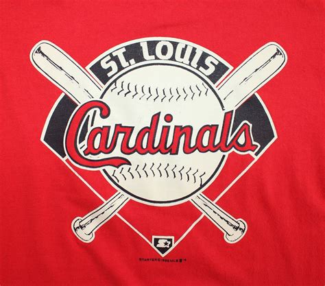 St Louis Cardinals Vintage T Shirt XL Red 80s 1989 MLB Etsy In 2021