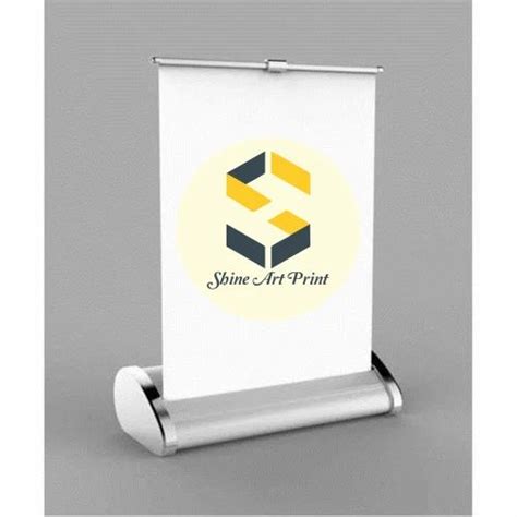 white  roll  standee  advertising   price   delhi