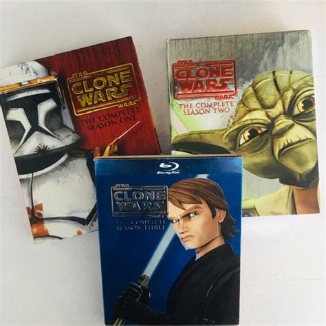 Star Wars The Clone Wars Season 1 2 3 Hobbies Toys Music