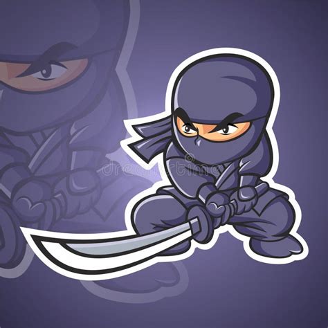 The Sword Ninja Stock Vector Illustration Of Assasin