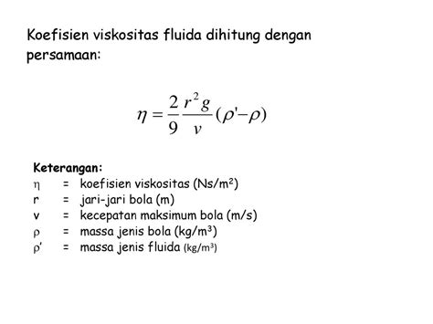 Hukum Stokes And Kecepatan Terminal Ppt Download